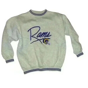 Vintage Children’s XL 90's Rams Gray Crewneck Sweatshirt